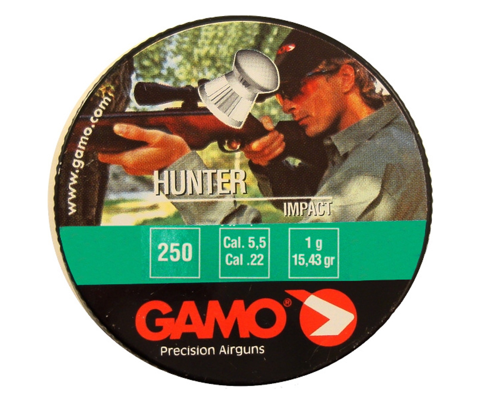 Пули Gamo Hunter 5,5 мм, 1 грамм, 250 штук