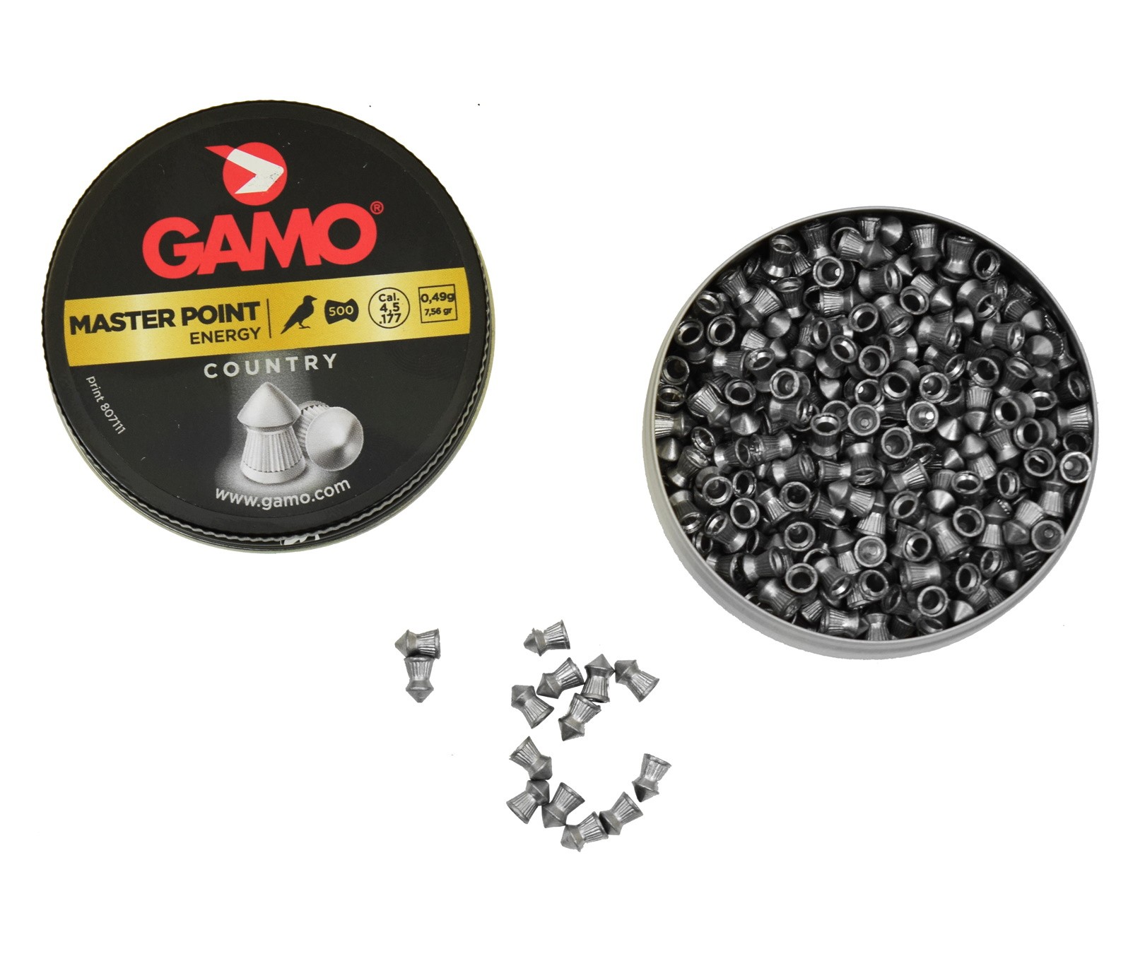 Пули Gamo Master Point 4,5 мм, 0,49 грамм, 500 штук, изображение 2