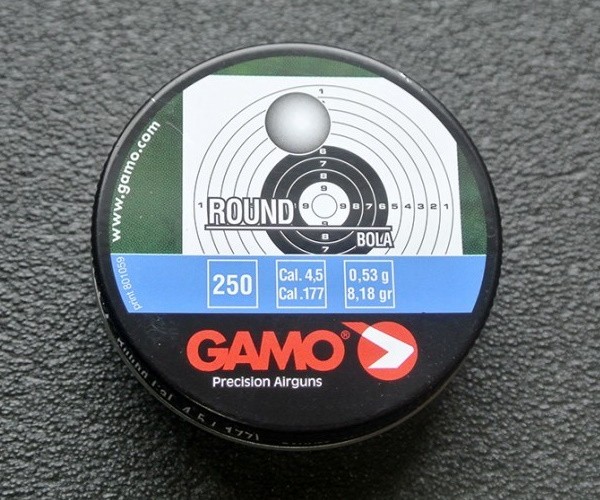 Шарики Gamo Round 4,5 мм, 0,53 грамм, 250 штук, изображение 3