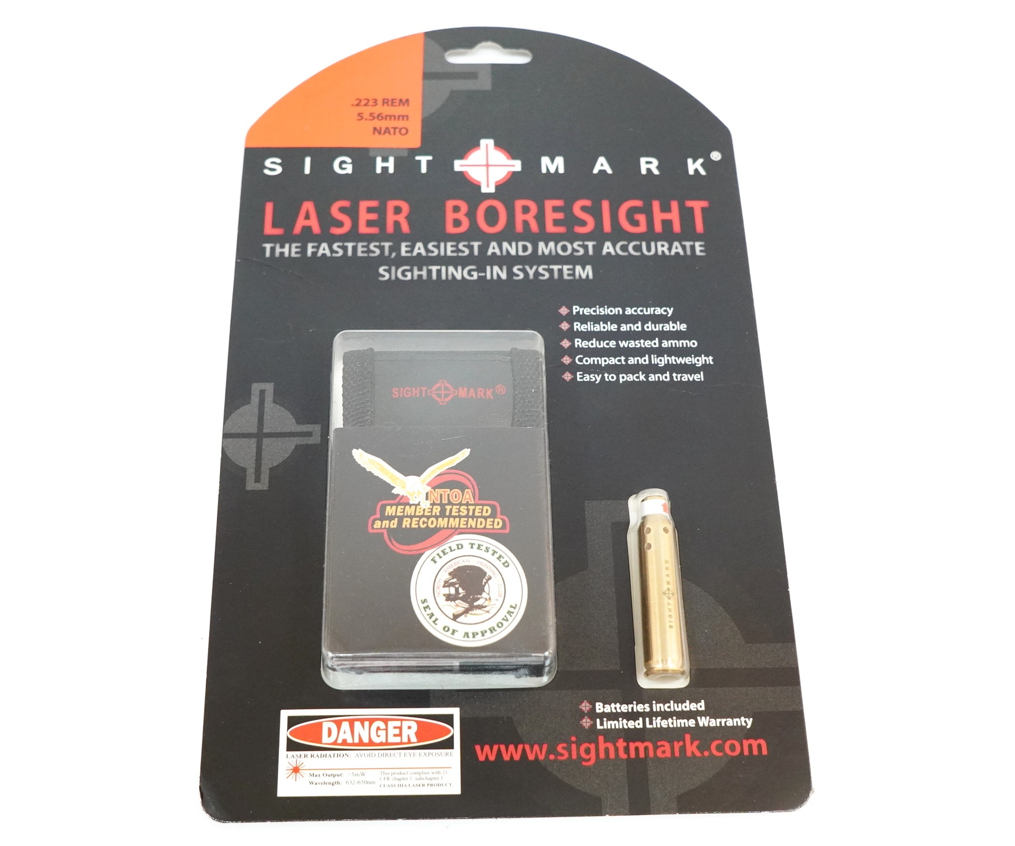 Лазерный патрон Sightmark для пристрелки .223 Rem, 5,56x54 (SM39001), изображение 4