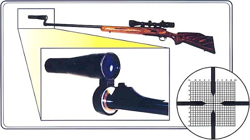 Холодная оптическая пристрелка Nikko Stirling 16 ствольных вставок - от 4,5 мм до 12 кал, изображение 4