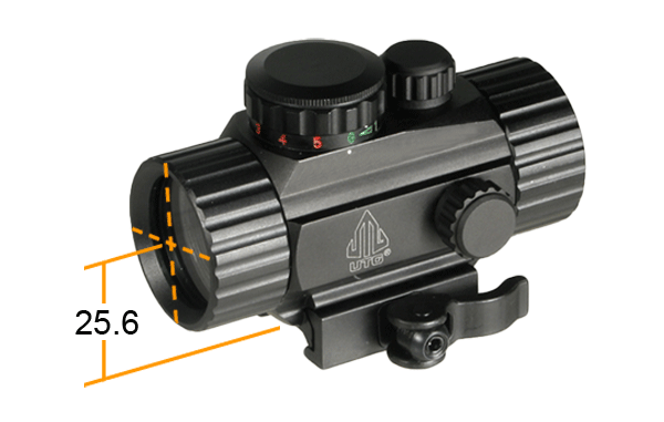 Коллиматор Leapers UTG Compact 1x30, SCP-RG40CDQ, Circle Dot 4МОА, изображение 3